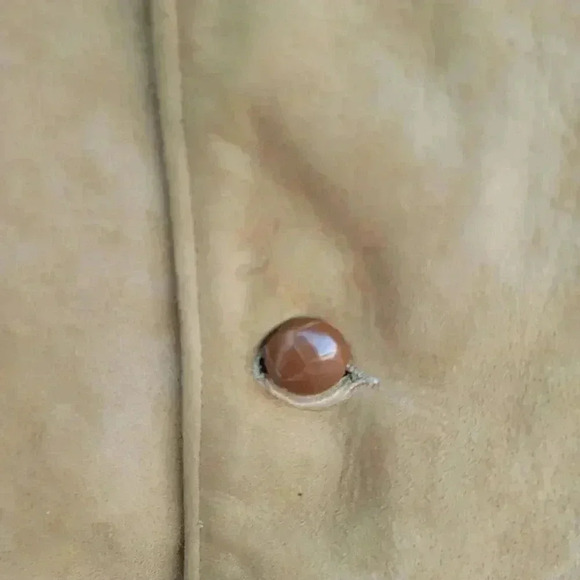 Robert Lewis Tan Suede Ranch Coat Jacket Chore Removable Liner Vest Men's 40 - Picture 3 of 13